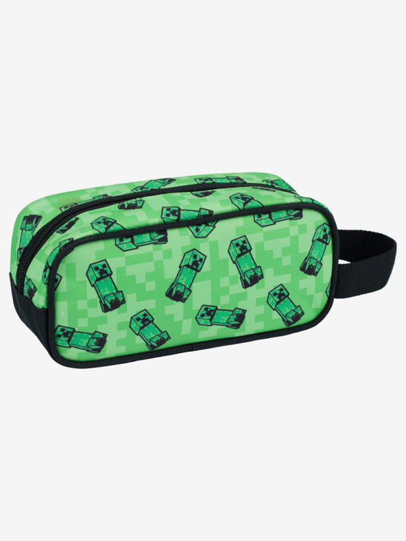 BAAGL  Set scuola verde - astuccio, borsa Baagl Minecraft 2 Creeper