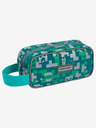 BAAGL  Set scuola verde - astuccio, borsa Baagl Minecraft 2 Silver Creeper