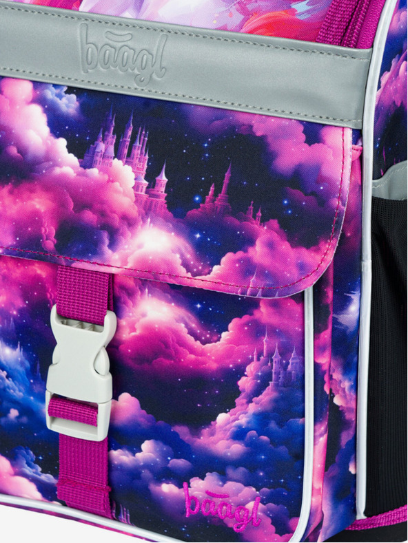 BAAGL  Zaino scuola viola Zippy Baagl Regno degli unicorni