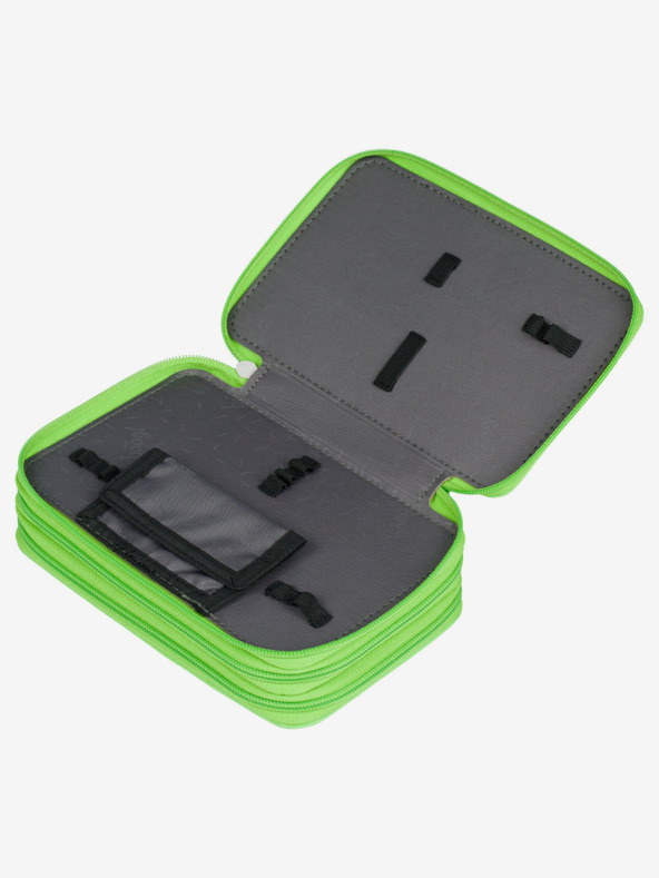 BAAGL  Astuccio scuola verde a tre livelli Baagl Football Player