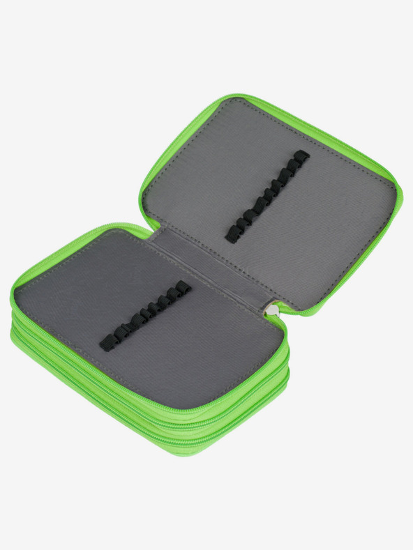 BAAGL  Astuccio scuola verde a tre livelli Baagl Football Player