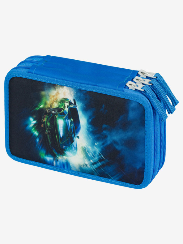 BAAGL  Astuccio blu a tre livelli Baagl Auto da corsa