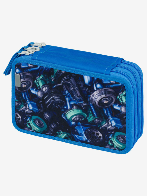 BAAGL  Astuccio blu a tre livelli Baagl Auto da corsa