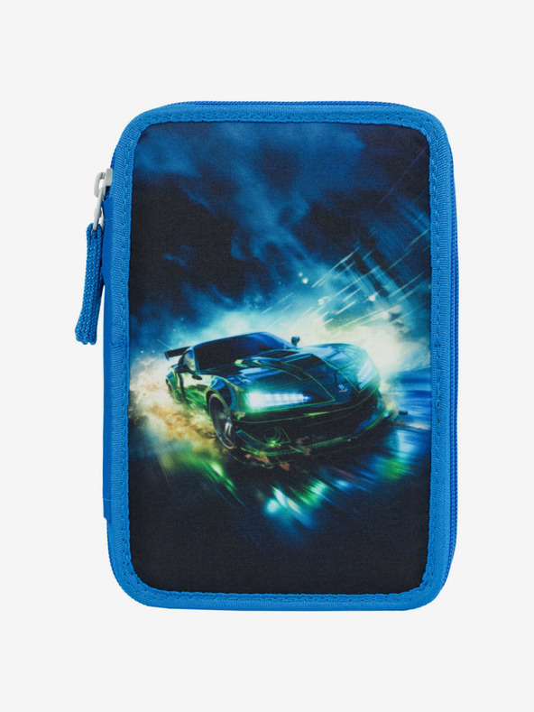 BAAGL  Astuccio blu a tre livelli Baagl Auto da corsa