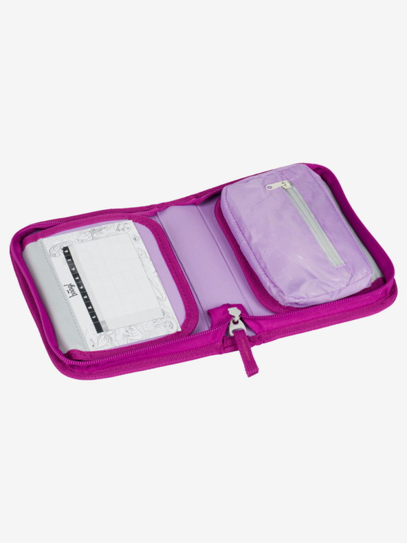 BAAGL  Astuccio per la scuola viola a un piano Baagl Unicorn Kingdom