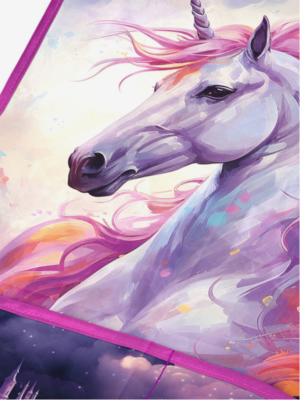 BAAGL  Grembiule viola per bambini Baagl Unicorn Kingdom