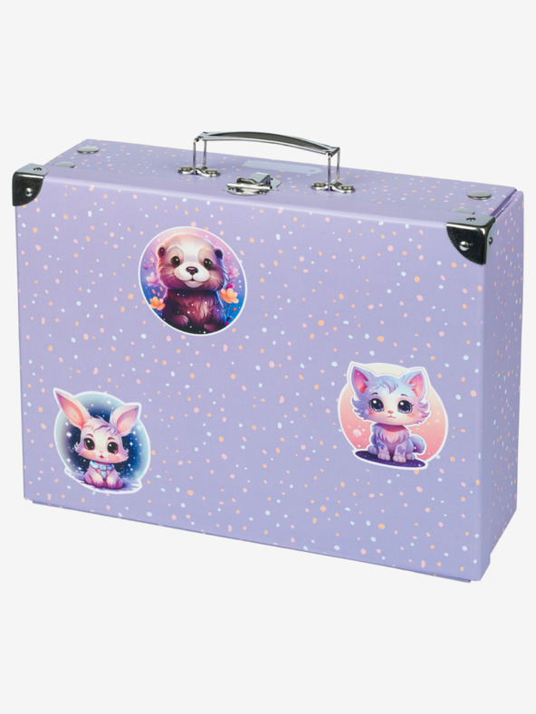 BAAGL  Astuccio pieghevole viola con accessori Baagl Pets