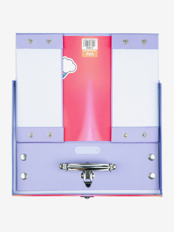 BAAGL  Astuccio pieghevole rosso con accessori Baagl Hippie