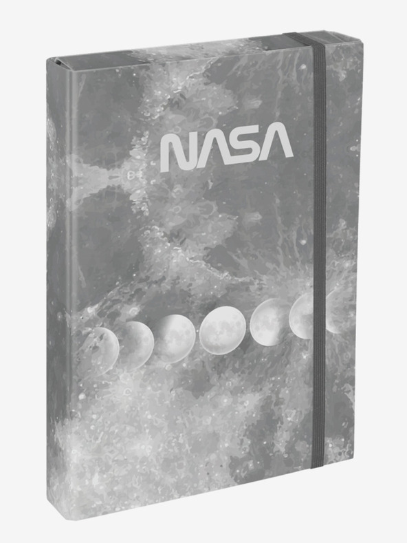 BAAGL  Copertine grigie per quaderni di scuola A4 Jumbo Baagl NASA Grey