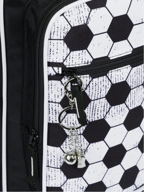 BAAGL  Zaino scuola nero Baagl Cubic Goal