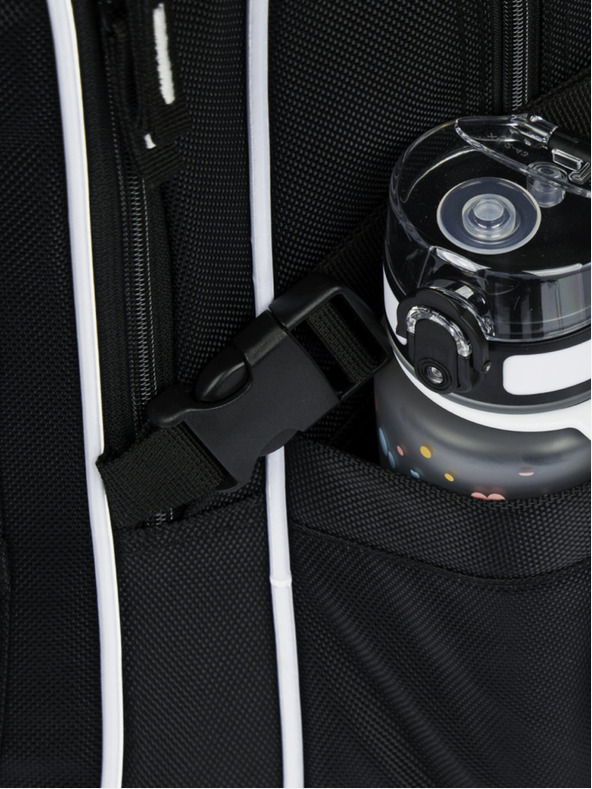 BAAGL  Zaino scuola nero Baagl Cubic Goal