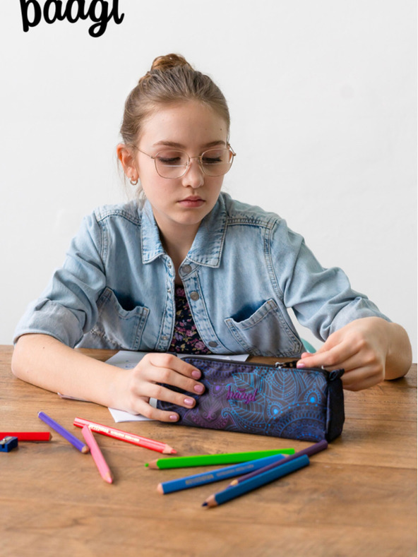 BAAGL  Astuccio nero per studenti Baagl Zen