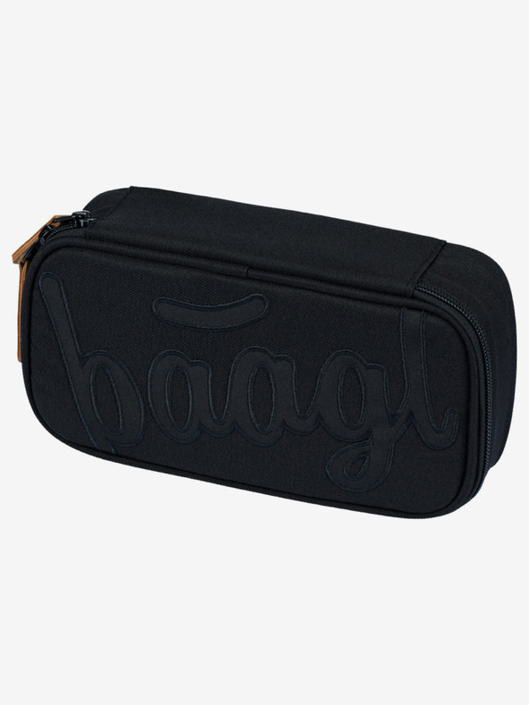 BAAGL  Set scuola grigio - zaino, astuccio e borsa Baagl Skate Darkness