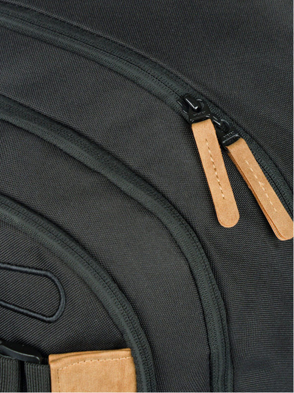 BAAGL  Set scuola grigio - zaino, astuccio e borsa Baagl Skate Darkness