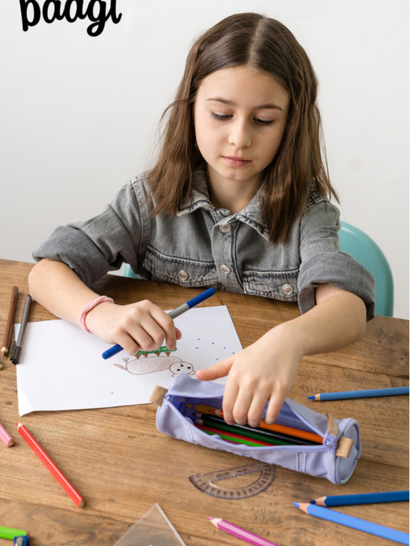 BAAGL  Astuccio per studenti viola Baagl Lilac