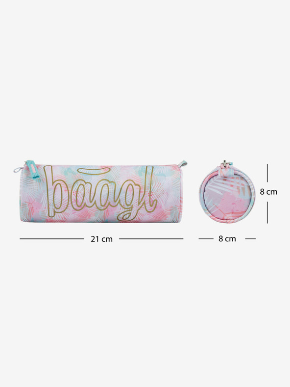 BAAGL  Astuccio per studenti rosa Baagl Sunset