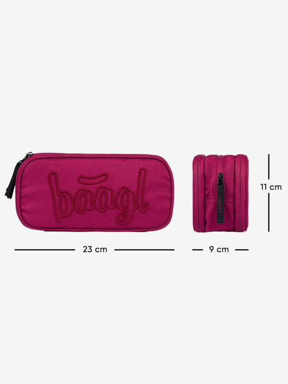 BAAGL  Astuccio rosso per studenti Baagl Ruby