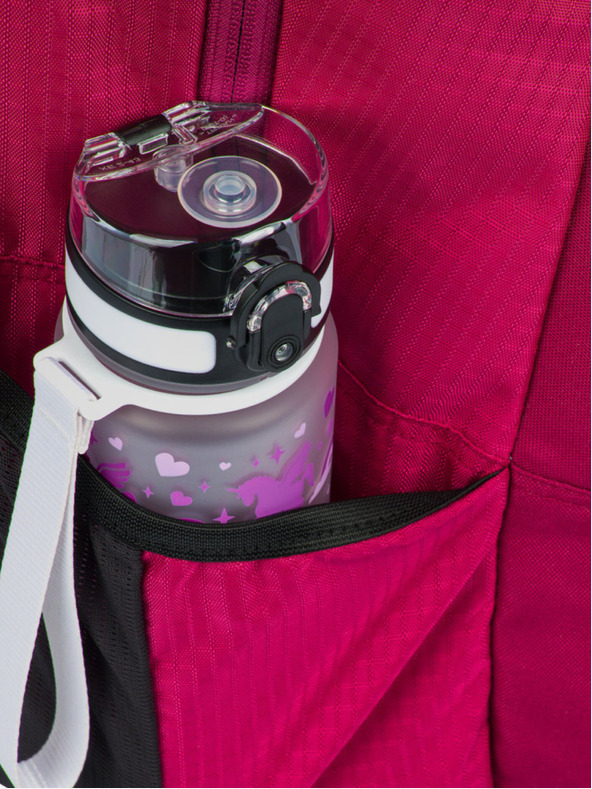 BAAGL  Set scuola rosso - zaino, astuccio, borsa Baagl Coolmate Ruby