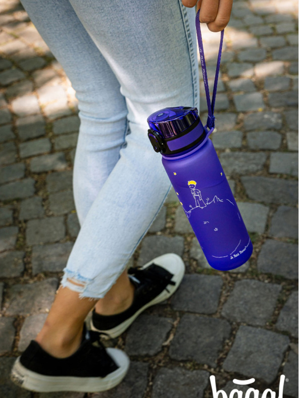 BAAGL  Borraccia tritan viola piccolo principe, 500 ml Baagl