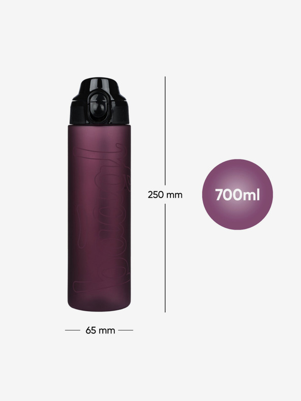 BAAGL  Borraccia in tritan rosso rubino, 700 ml Baagl