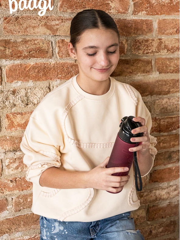 BAAGL  Borraccia in tritan rosso rubino, 700 ml Baagl