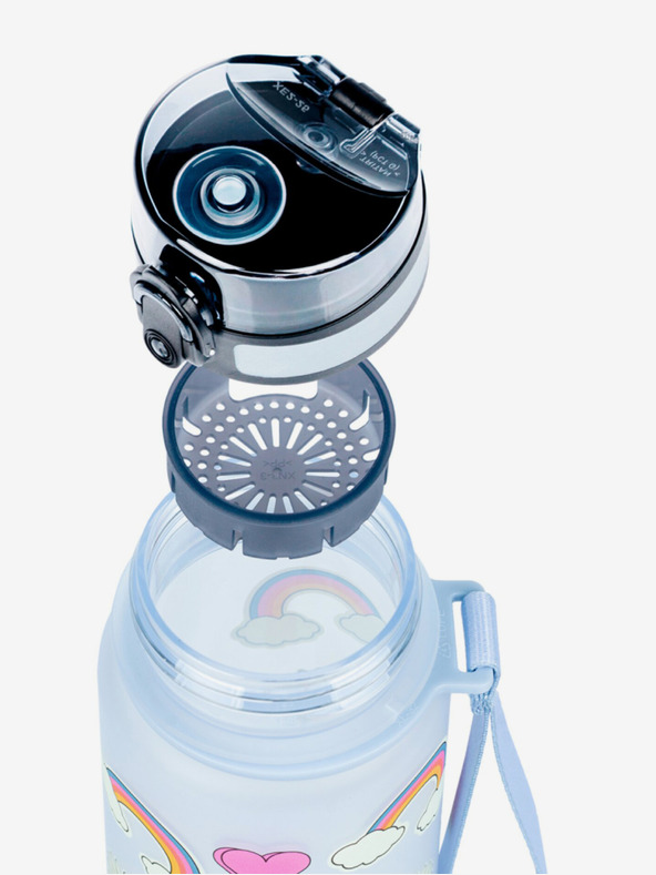 BAAGL  Biberon tritan blu hippie, 500 ml Baagl