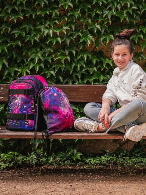 BAAGL  Zaino scuola BAAGL Skate Galaxy BAAGL