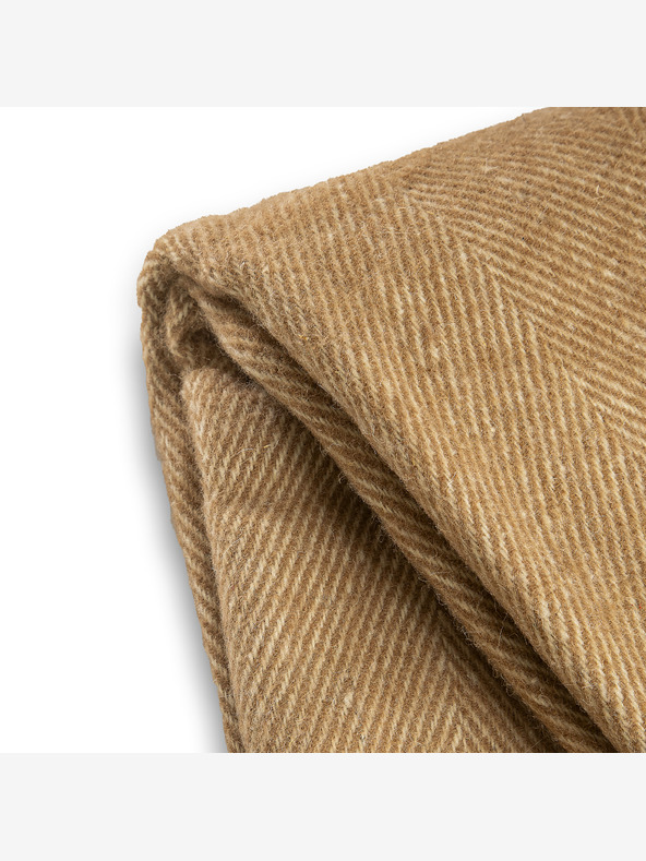 Balkanova Coperta di lana Elma XIV - giallo sabbia