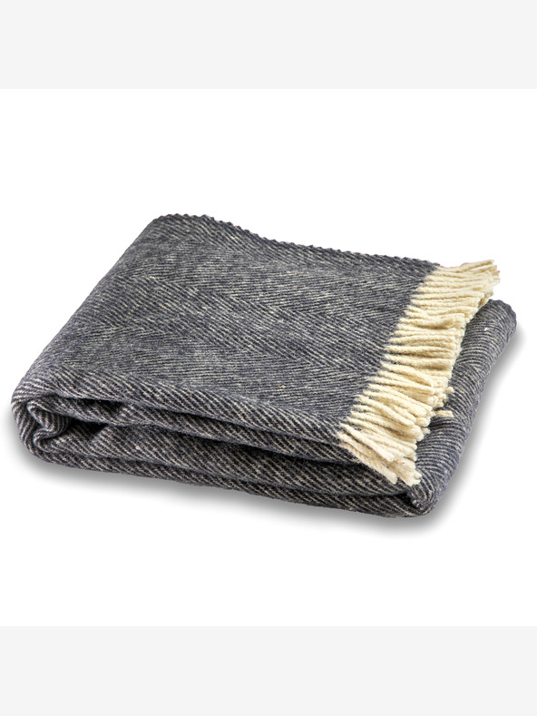 Balkanova Coperta di lana Elma XIII - blu indaco scuro