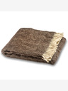 Balkanova Coperta di lana Elma XII - marrone scuro naturale