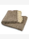 Balkanova Coperta di lana Elma X - marrone naturale