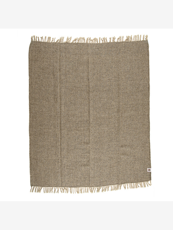 Balkanova Coperta di lana Elma X - marrone naturale