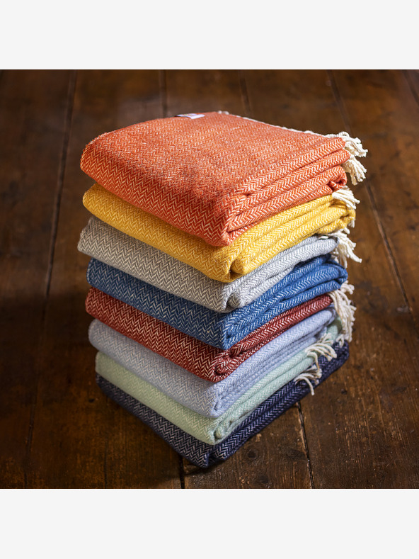 Balkanova Coperta di lana Elma IX - grigio naturale