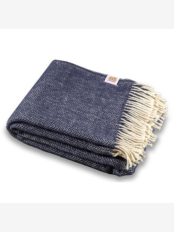 Balkanova Coperta di lana Elma VII - blu notte