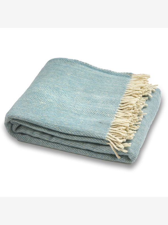 Balkanova Coperta di lana Elma XV - Blu melograno