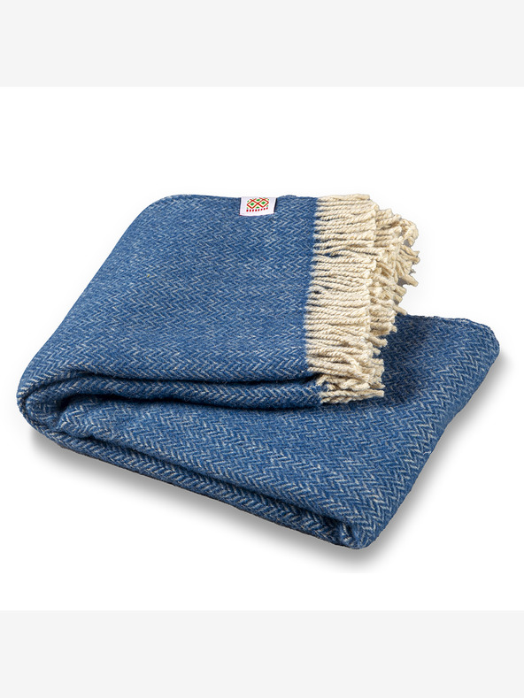 Balkanova Coperta di lana Elma IV - blu navy