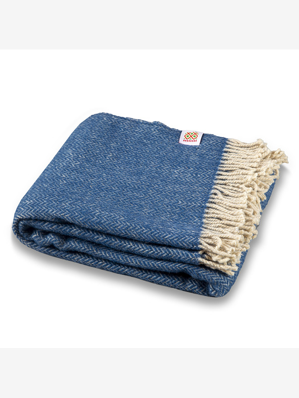 Balkanova Coperta di lana Elma IV - blu navy