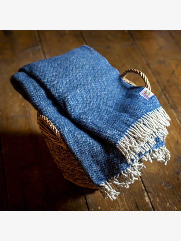 Balkanova Coperta di lana Elma IV - blu navy