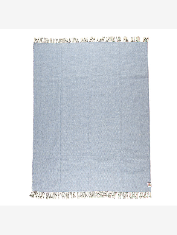 Balkanova Coperta di lana Elma VI - blu ghiaccio