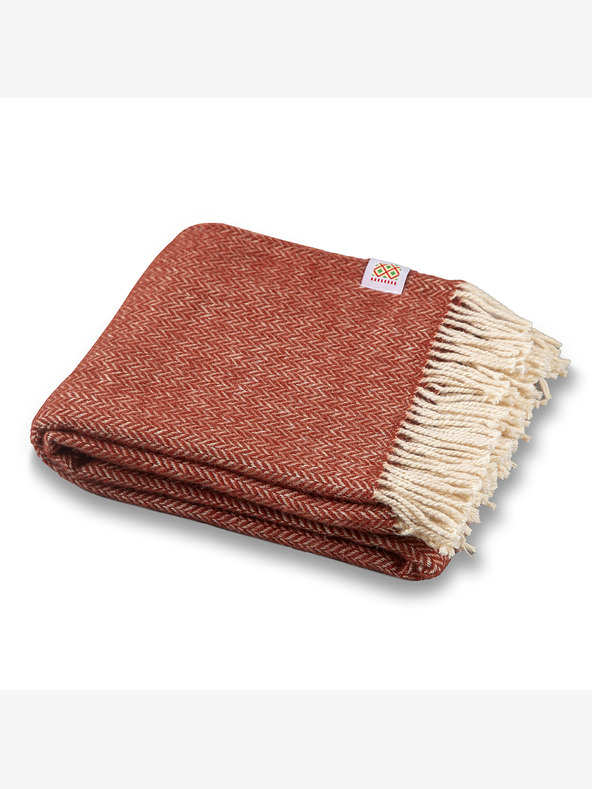 Balkanova Coperta di lana Elma V - bordeaux