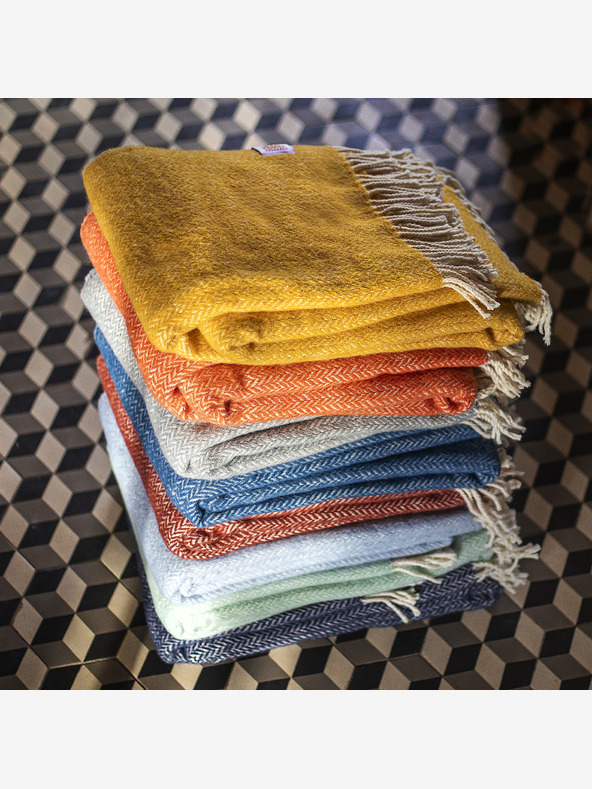 Balkanova Coperta di lana Elma V - bordeaux