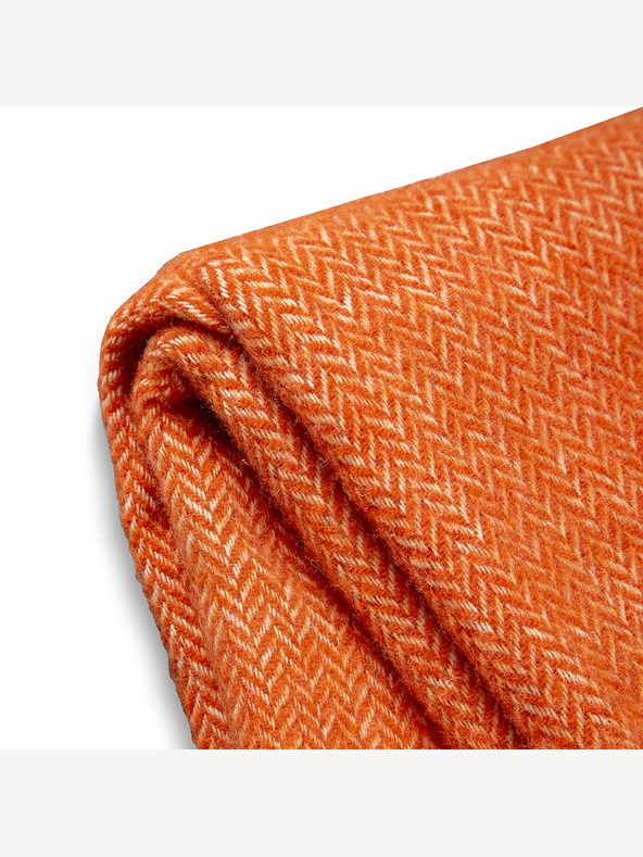 Balkanova Coperta di lana Elma II - arancione