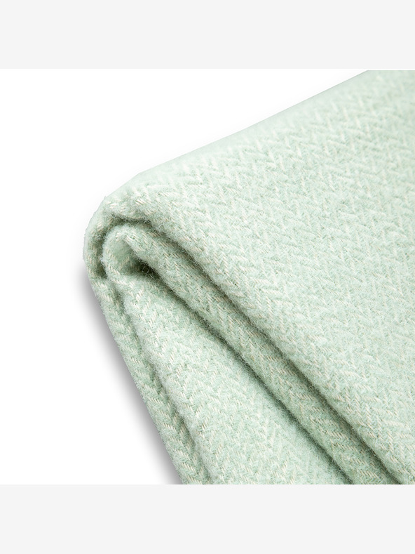 Balkanova Coperta di lana Elma VIII - verde menta