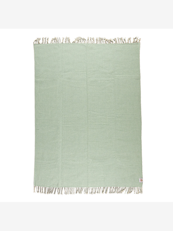 Balkanova Coperta di lana Elma VIII - verde menta