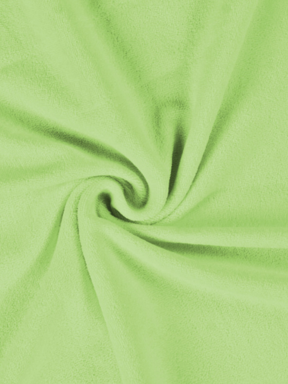 Kvalitex Lenzuolo matrimoniale in spugna 180x200cm verde chiaro