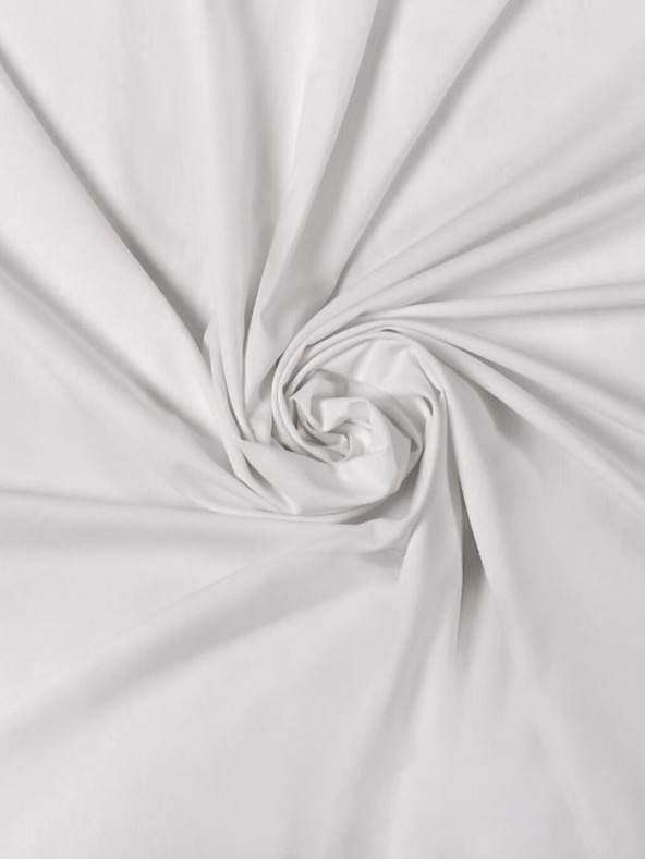 Kvalitex Lenzuolo in cotone 150x230cm bianco