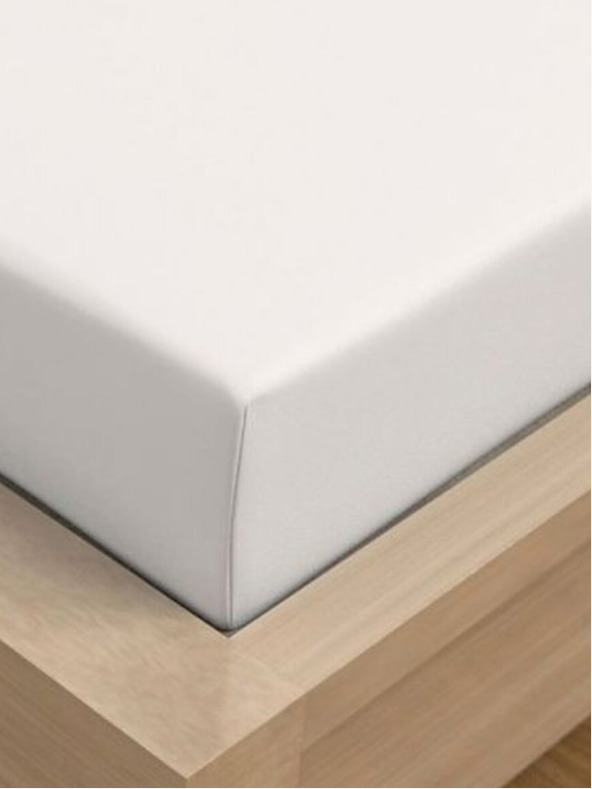 Kvalitex Lenzuolo in cotone 150x230cm bianco