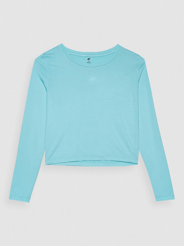 4F Maglietta sportiva a manica lunga sciolta da donna ad asciugatura rapida 4F