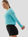 4F Maglietta sportiva a manica lunga sciolta da donna ad asciugatura rapida 4F