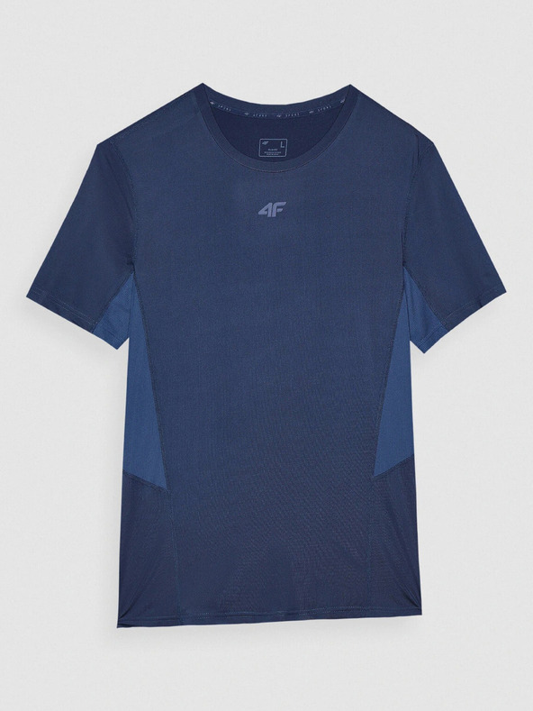 4F Maglietta sportiva slim fit da uomo in materiale riciclato 4F